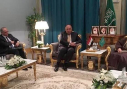 لقاء بين سامح شكرى وفيصل بن فرحان بالرياض لبحث التعاون المشترك