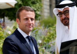 محمد بن زايد يبحث مع إيمانويل ماكرون التطورات الإقليمية