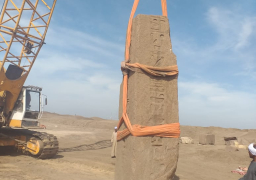 الأعلى للآثار يبدأ رفع وترميم مسلتي رمسيس الثاني في صان الحجر