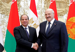 الرئيس السيسي يصطحب نظيره البيلاروسي في جولة تفقدية بالعاصمة الادارية