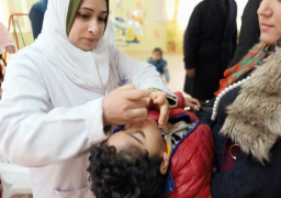 الصحة: تطعيم 16.7 مليون طفل بالحملة القومية ضد شلل الأطفال بالمجان