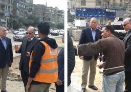 بالصور..محافظ القاهرة يتفقد أعمال التطوير بجسر السويس