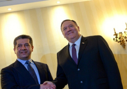 بومبيو وبارزاني يؤكدان ضرورة بقاء القوات الأمريكية في العراق