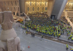 تمهيدا لافتتاحه.. تدريبات عملية حول أعمال التأمين بالمتحف الكبير