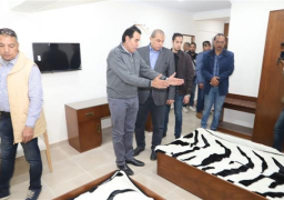 سعفان يتفقد تطوير فندق نقابة الغزل والنسيج علي أحدث النظم العالمية