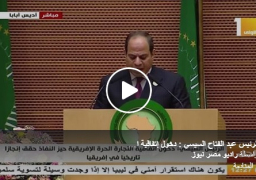 بالفيديو : الرئيس عبد الفتاح السيسي: دخول اتفاقية التجارة الحرة الإفريقية حيز النفاذ إنجاز تاريخي للقارة