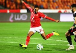كهربا يحرز هدف الأهلي الثالث في شباك المصري