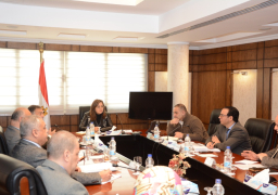 وزيرة التخطيط تجتمع بقيادات الوزارة لمناقشة الهيكل العام لخطة العام المالى 20/2021