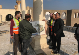 وزيري يتفقد انشاءات نادي عاملين الآثار بالفسطاط