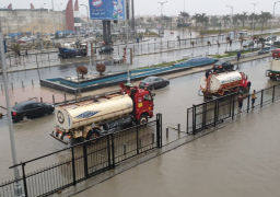 1500عامل و 600 معدة لسحب مياه الأمطار من عدة مناطق مختلفة