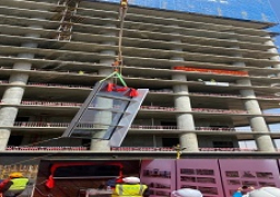 الانتهاء من الهيكل الخرسانى بمنطقة الأعمال المركزية بالعاصمة الإدارية الجديدة