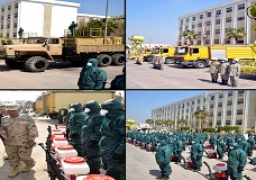 القوات المسلحة تعاون أجهزة الدولة لتنفيذ كافة الإجراءات الوقائية والإحترازية لمجابهة فيروس ( كورونا )