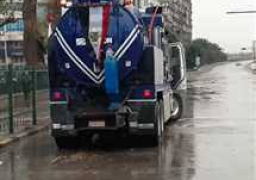 الرى : معدات الوزارة تعمل باستمرار للسيطرة على كميات الأمطار