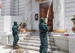 القوات المسلحة تنفذ عمليات تعقيم لمحور صلاح سالم و”التعاون الدولي”