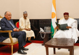 رسالة من السيسي لرئيس النيجر بخصوص سد النهضة يسلمها شكري