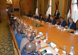 شكرى يلتقى السفراء الأفارقة بالقاهرة
