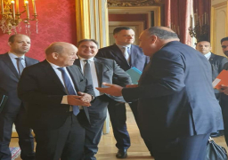 شكري يسلم رسالة من السيسى للرئيس الفرنسي حول سد النهضة