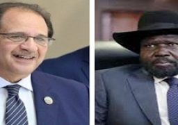 عباس كامل يسلم رسالة تهنئة من الرئيس السيسي إلى رئيس جنوب السودان