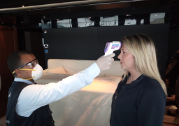 وزير النقل يتابع الاجراءات الاحترازية لرحلات الخط الملاحى سفاجا / ضبا