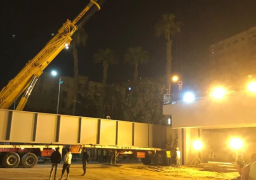 بالصور .. وزير الإسكان: تركيب الكمرات المعدنية لكوبري تقاطع محور ترعة الزمر مع شارع الهرم