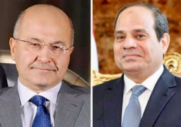 السيسي يهنئ الرئيس العراقى بحلول شهر رمضان المعظم