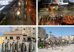 القوات المسلحة تواصل أعمال التطهير والتعقيم بمحافظتى الجيزة ومطروح