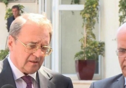 بوجدانوف يبحث مع عريقات التسوية الفلسطينية الإسرائيلية ومكافحة كورونا