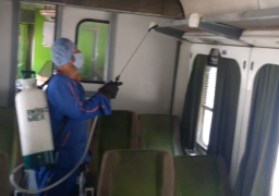 صور..”السكة الحديد” تواصل اجراءات تعقيم القطارات لمواجهة “كورونا”