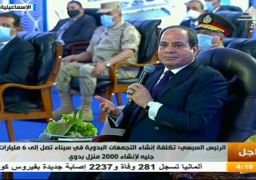 رئيس الهيئة الهندسية يستعرض الخطة الاستراتيجية لتنمية سيناء