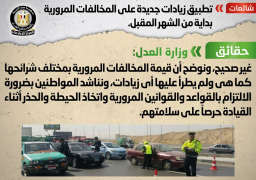 الحكومة :لا صحة لتطبيق زيادات جديدة على المخالفات المرورية