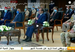 السيسي:اثمن جهود الاطقم الطبية وازمة كورونا تدار باحترافية