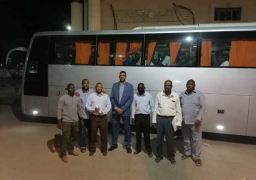 وصول جميع العالقين السودانين بأسوان إلى بلادهم