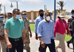 عنانى وشعيب يتفقدان عددا من المناطق الأثرية تمهيدا لاستئناف السياحة