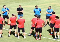 الأهلى يبدأ أول تدريباته فى زمن كورونا على ملعب التتش