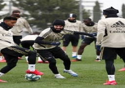 ريال مدريد يواصل تدريباته استعدادا لاستئناف الليجا