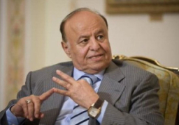 الرئيس اليمني يهنئ الرئيس السيسي بالذكرى ثورة 23 يوليو