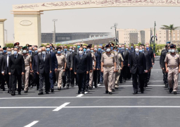 الرئيس السيسى يتقدم الجنازة العسكرية للفريق فخرى محمد سعيد العصار