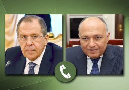 شكري يبحث هاتفياً مع نظيره الروسي تطورات الأوضاع في ليبيا والقضايا ذات الاهتمام المشترك .. ومواصلة الارتقاء بالتعاون القائم بين القاهرة وموسكو على مختلف الأصعدة
