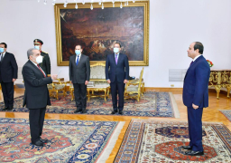 الرئيس السيسى يشهد أداء وزير الإنتاج الحربى اليمين الدستورية