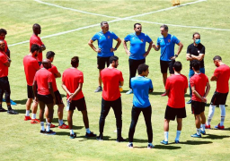 الأهلى يواصل التدريبات قبل ودية الجونة في التتش غدًا