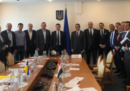 بالصور..العنانى يلتقي رئيس جمعية الصداقة البرلمانية المصرية الاوكرانية