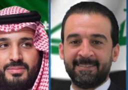 الحلبوسي وولي العهد السعودي يبحثان تعزيز العلاقات الثنائية