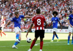 ليستر سيتي يفوز علي شيفيلد يونايتد بهدفين نظيفين في الدوري الانجليزي