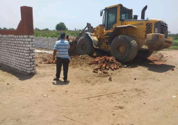 إزالة حالات التعدي على الأراضي الزراعية بأول أيام العيد