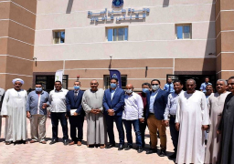 بالصور..وفد مجلس الوزراء يزور قرية قبلي قامولا بالأقصر