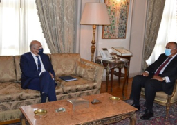 وزير الخارجية يستقبل نظيره اليوناني بالقاهرة لبحث سبل تدعيم العلاقات