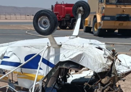 الطيران المدني: مصرع طيارين في حادث طائرة تجريبية بمطار الجونة