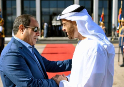 الرئيس السيسي يهنئ ولي عهد ابو ظبي على خطوة السلام التاريخية