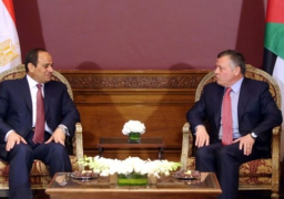 السيسي وملك الأردن يبحثان مكافحة الإرهاب وعملية السلام