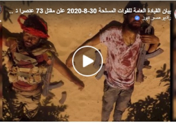 فيديو.. القوات المسلحة تعلن مقتل 73 تكفيريا فى سيناء.. وتدمير 317 وكرا للعناصر الإرهابية..